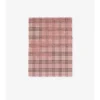 Bred EKD Check-sjal i ull och silke Bred EKD Check-sjal i ull och silke