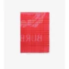 Bred EKD Check-sjal i ull och silke Bred EKD Check-sjal i ull och silke