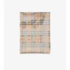 Bred EKD Check-sjal i ull och silke Bred EKD Check-sjal i ull och silke