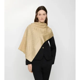 Bred rutig silkescarf