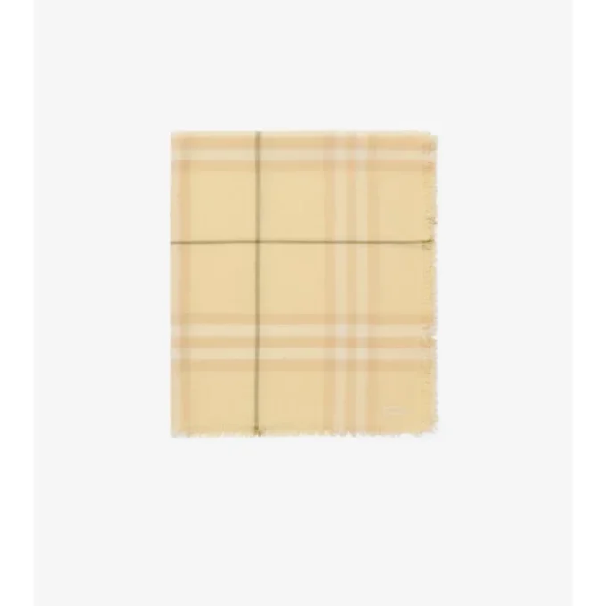 Bred rutig ullscarf