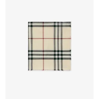 Bred rutig ullscarf