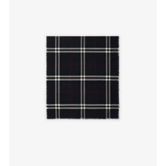 Bred rutig ullscarf Bred rutig ullscarf