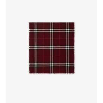 Bred rutig ullscarf