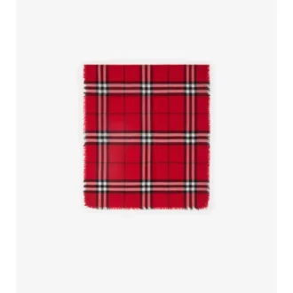 Bred rutig ullscarf