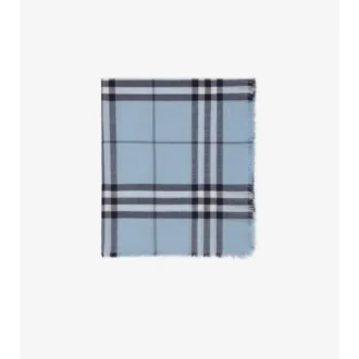 Bred rutig ullscarf