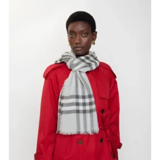 Bred rutig ullscarf