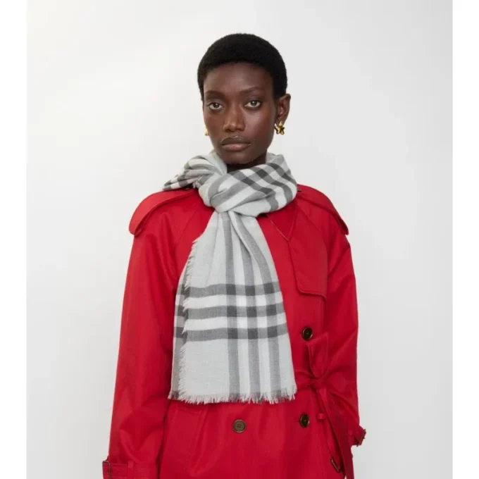 Bred rutig ullscarf Bred rutig ullscarf