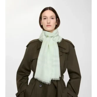 Bred rutig ullscarf