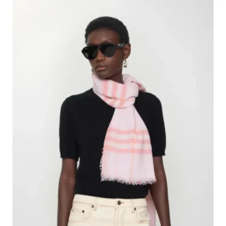 Bred rutig ullscarf