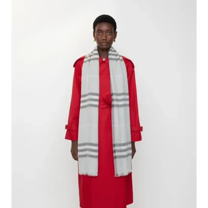 Bred rutig ullscarf Bred rutig ullscarf