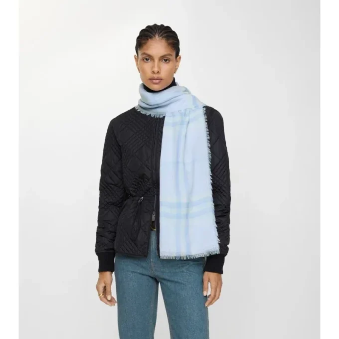 Bred rutig ullscarf Bred rutig ullscarf
