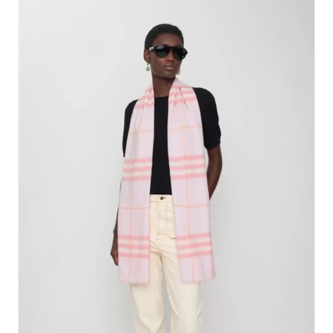 Bred rutig ullscarf Bred rutig ullscarf