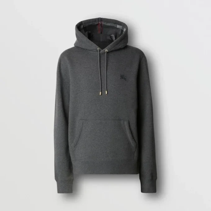 Broderad EKD-hoodie i bomullsblandning Broderad EKD-hoodie i bomullsblandning