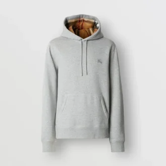 Broderad EKD-hoodie i bomullsblandning