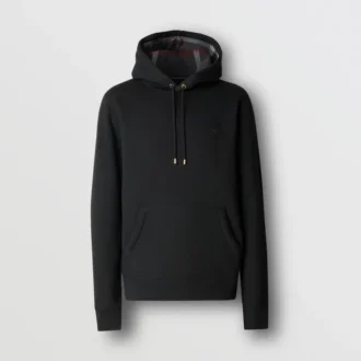 Broderad EKD-hoodie i bomullsblandning