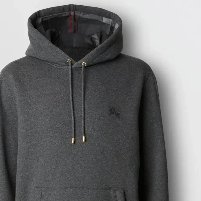 Broderad EKD-hoodie i bomullsblandning Broderad EKD-hoodie i bomullsblandning