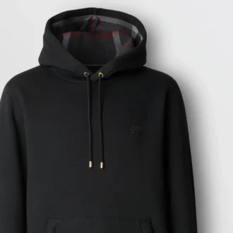 Broderad EKD-hoodie i bomullsblandning