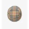 Bucket hat i bomull med rutmönster