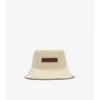 Bucket hat i Gabardine med logotyp