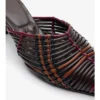 Cameo-mules i vävt läder med rutmönster Cameo-mules i vävt läder med rutmönster