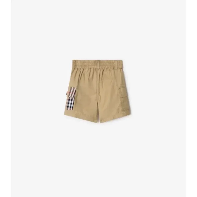 Cargoshorts i bomull med rutmönster Cargoshorts i bomull med rutmönster