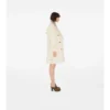 Castleford-Trench Coat i mellanglängd med rutmönstrad krage Castleford-Trench Coat i mellanglängd med rutmönstrad krage