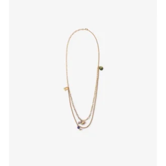 Charmhalsband med dubbla lager 