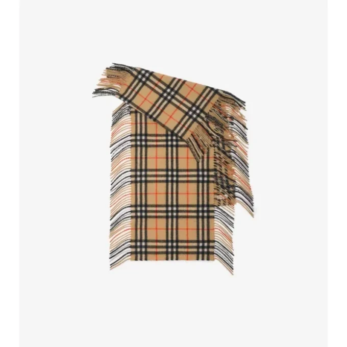 Check Cashmere Happy Scarf Check Cashmere Happy Scarf