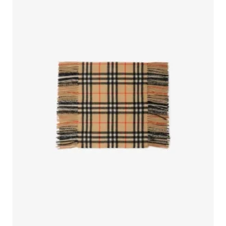 Check Cashmere Happy Scarf