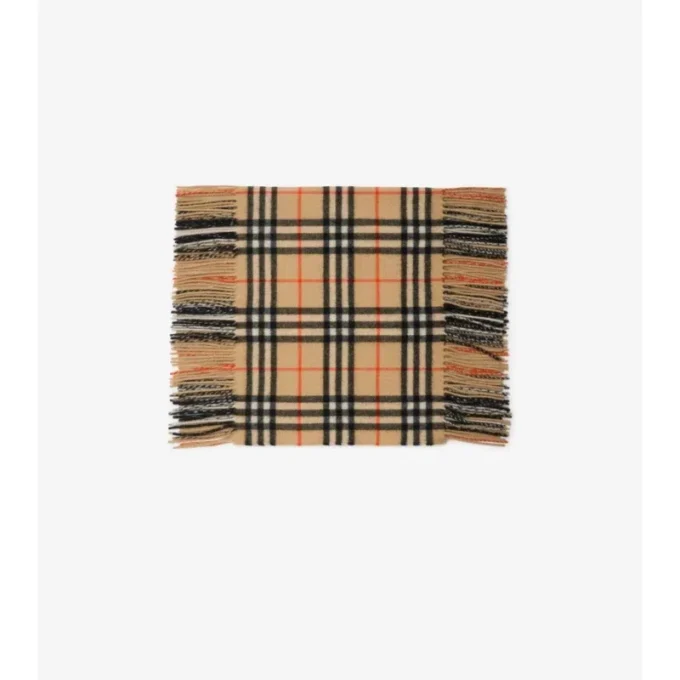 Check Cashmere Happy Scarf Check Cashmere Happy Scarf