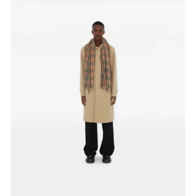 Check Cashmere Happy Scarf Check Cashmere Happy Scarf