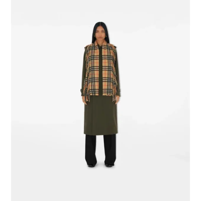 Check Cashmere Happy Scarf Check Cashmere Happy Scarf