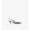 Check Dame Slingback Pumps Check Dame Slingback Pumps