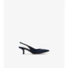 Check Dame Slingback Pumps Check Dame Slingback Pumps