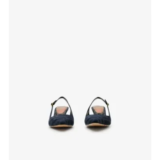 Check Dame Slingback Pumps 