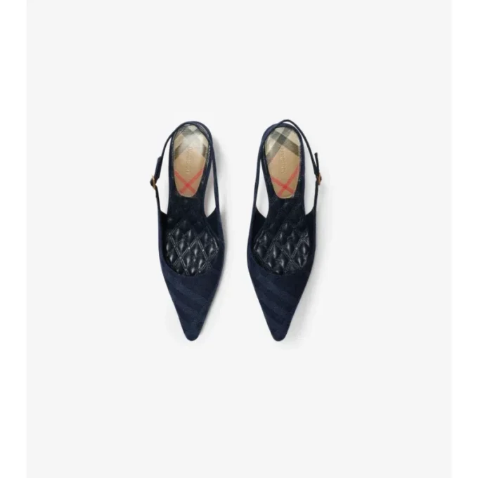 Check Dame Slingback Pumps Check Dame Slingback Pumps