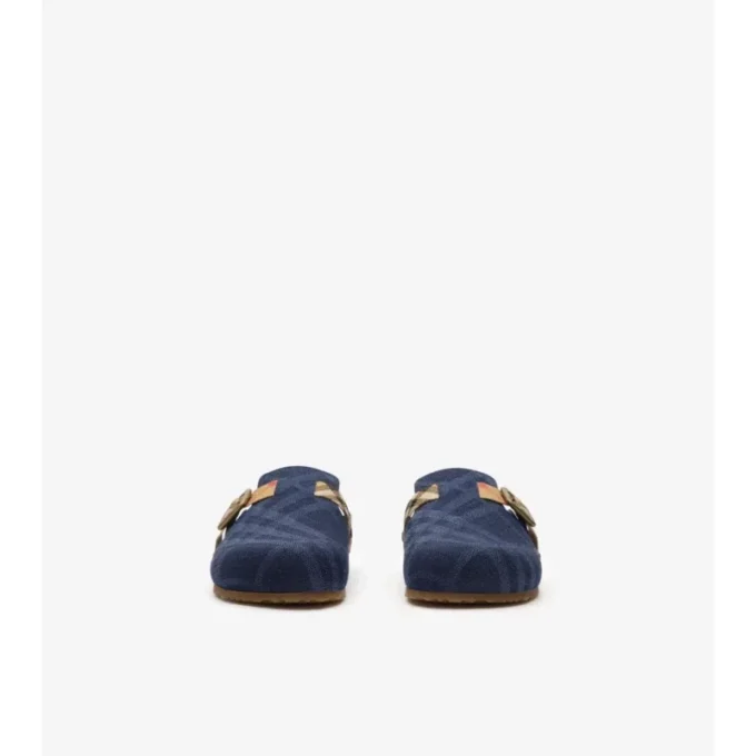 Check Denim Urchin Clogs Check Denim Urchin Clogs