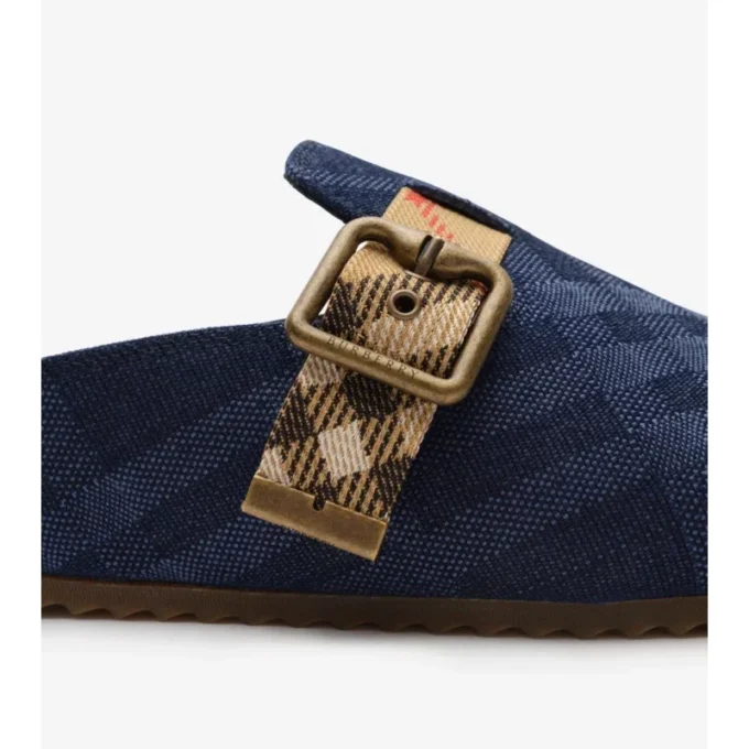 Check Denim Urchin Clogs Check Denim Urchin Clogs