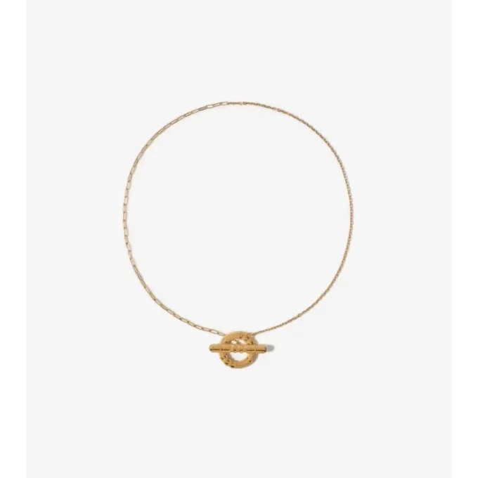 Check Granulation T-Bar-halsband Check Granulation T-Bar-halsband