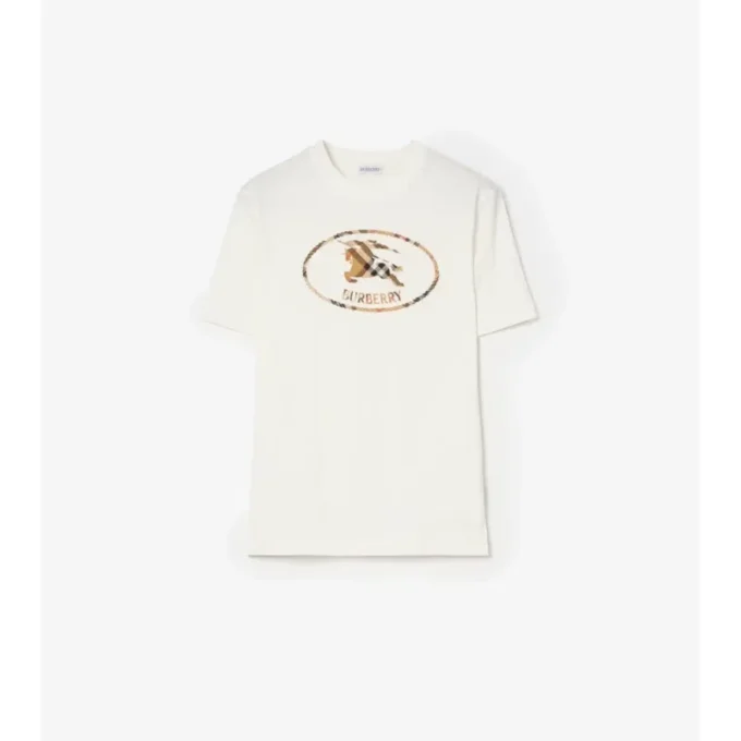 Check Knight Stamp bomullst-shirt