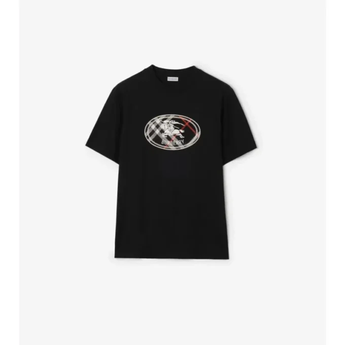 Check Knight Stamp bomullst-shirt