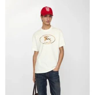 Check Knight Stamp bomullst-shirt