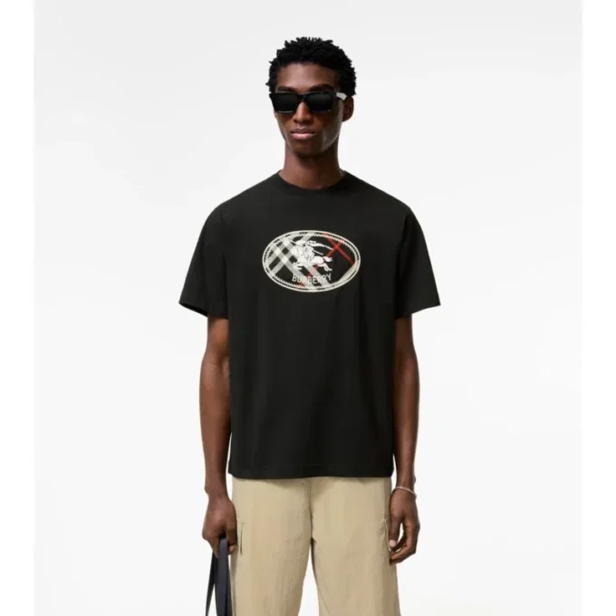 Check Knight Stamp bomullst-shirt