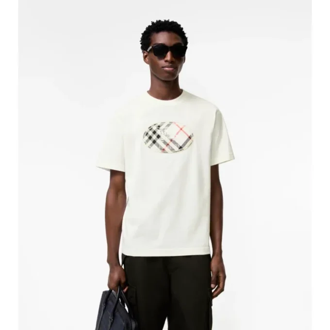 Check Knight Stamp bomullst-shirt Check Knight Stamp bomullst-shirt