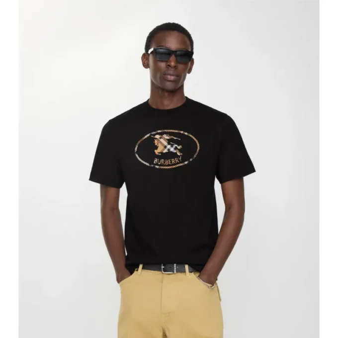 Check Knight Stamp bomullst-shirt