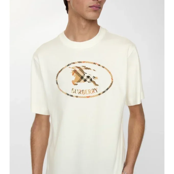 Check Knight Stamp bomullst-shirt