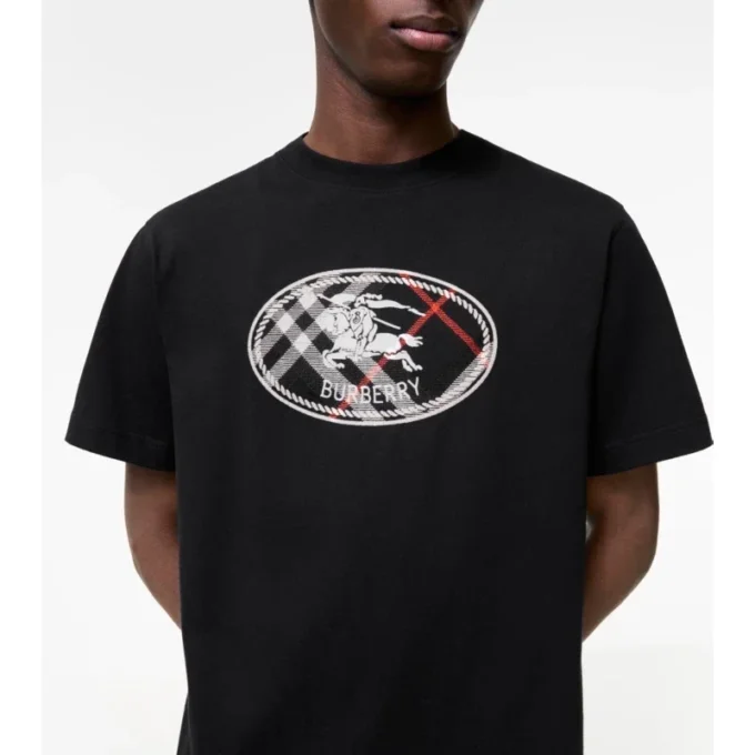 Check Knight Stamp bomullst-shirt