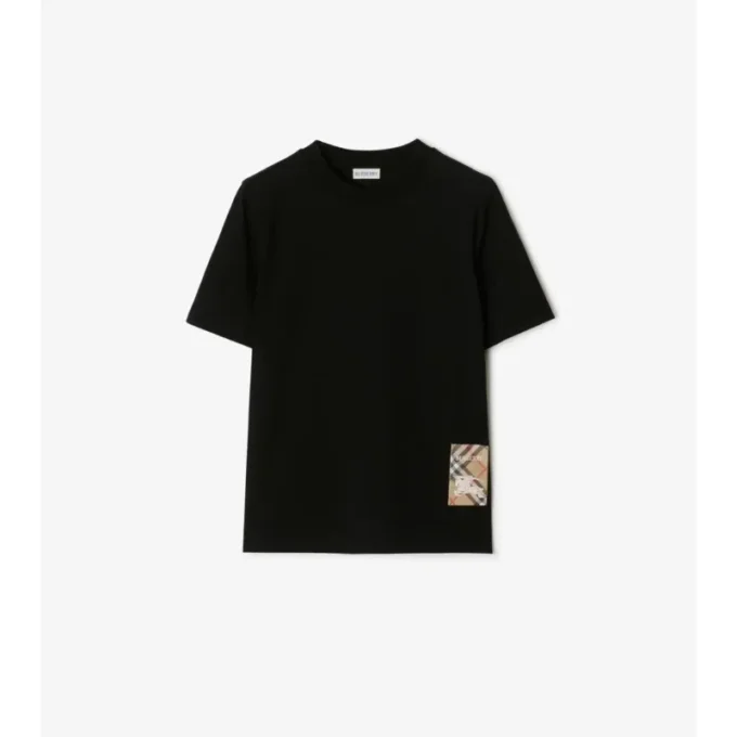 Check Label Bomull T-shirt Check Label Bomull T-shirt