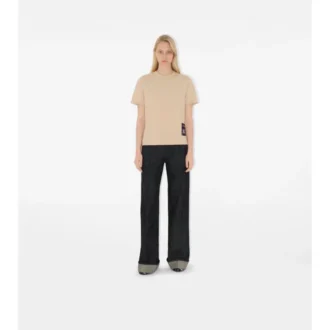 Check Label Bomull T-shirt
